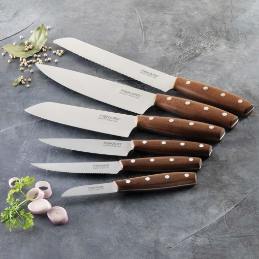 FISKARS Cutitul bucatarului Fiskars Norr, 20 cm, otel inoxidabil -1016478 - Img 3