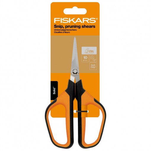 FISKARS Foarfeca pentru flori Fiskars Solid MicroTip SP15, 182 mm, 80 g - 1051602 - Img 7
