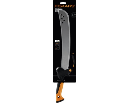FISKARS Maceta Fiskars Solid, 61.7 cm, negru/portocaliu - 1051235 - Img 3
