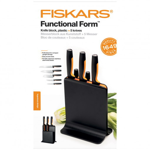 FISKARS Set suport + 5 cutite Fiskars Functional Form - 1057554 - Img 4