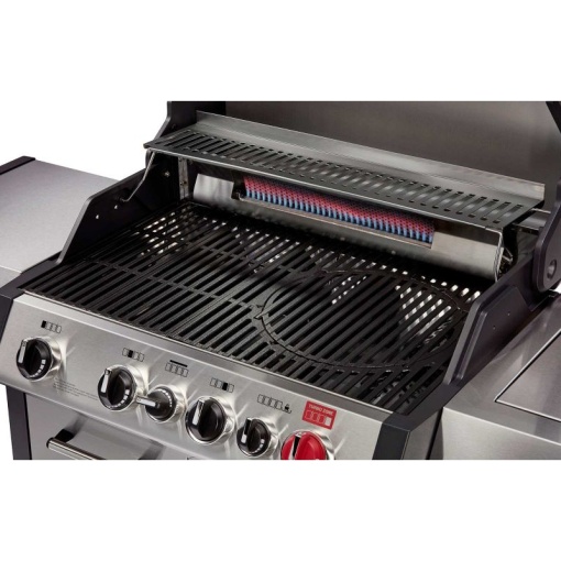 Gratar pe gaz, 4 arzatoare inox, arzator infrarosu, grile fonta, Enders Monroe Pro 4 SIK Turbo - 837833 - Img 9