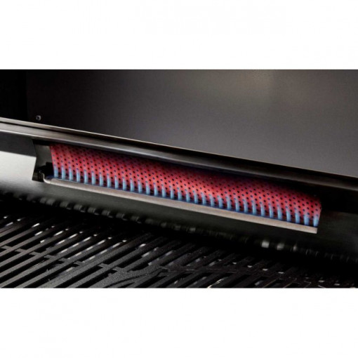 Gratar pe gaz, 4 arzatoare inox, arzator infrarosu, grile fonta, Enders Monroe Pro 4 SIK Turbo, 838533 grafit mat 4141