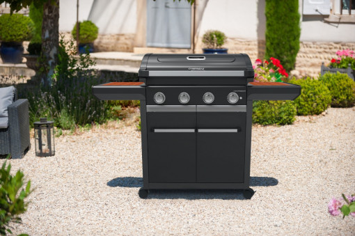 Gratar pe gaz Campingaz seria 4 Premium W, 4 arzatoare, sistem Blue Flame, aprindere electronica - 2185406 - Img 3