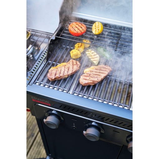 Gratar pe gaz Char-Broil Essential 3 G cu 3 arzatoare, grile din fonta, TRU-Infrared -140234 - Img 13