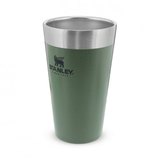 Halba Stanley The Stacking Beer Pint Hammertone Green 0.47L - 10-02282-057 2