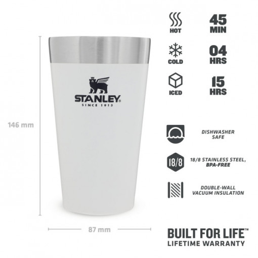 Halba Stanley The Stacking Beer Pint Polar 0.47L - 10-02282-059 3