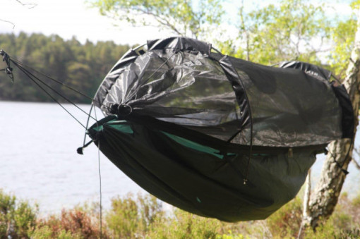 Hamac Superlight  Jungle DD Hammocks - 0705422505408 montat