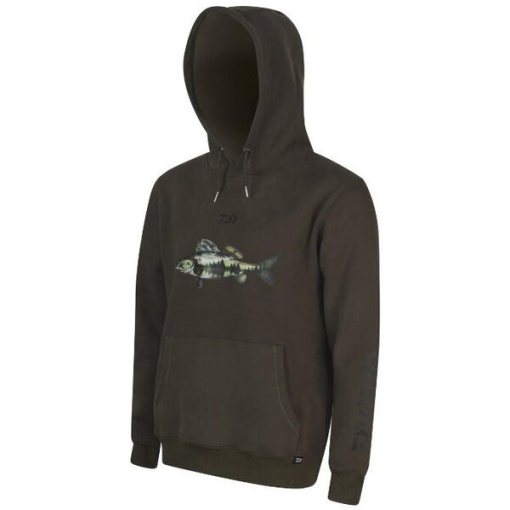 Hanorac Daiwa Hoodie Zander Dark Olive - Img 2