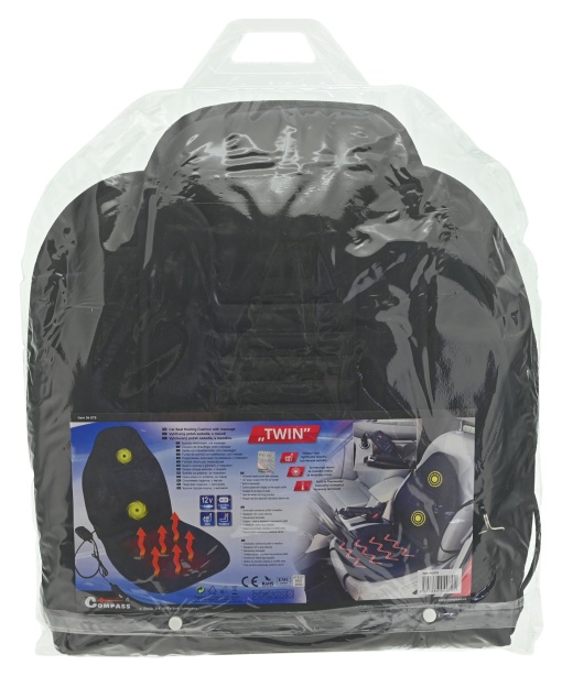 Husa auto cu incalzire si ventilatie Compass Twin, 12V - Img 3
