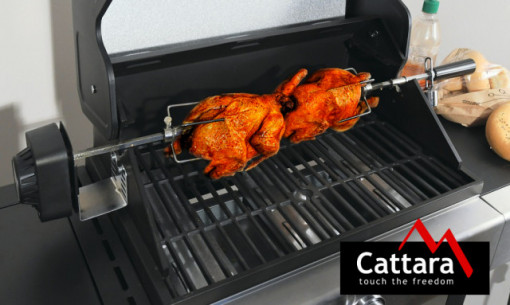 Kit electric rotiserie Cattara, 94cm, 8kg, 230V, USB 5V, 3 RPM - TT13053 - Img 8
