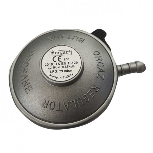 Kit regulator gaz quick on si furtun pentru butelie ButanGas Camping Orgaz BG301-20 - BG04 - Img 3