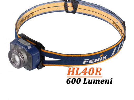 Lanterna frontala Fenix HL40R Reincarcabila 600 lumeni 147 metri