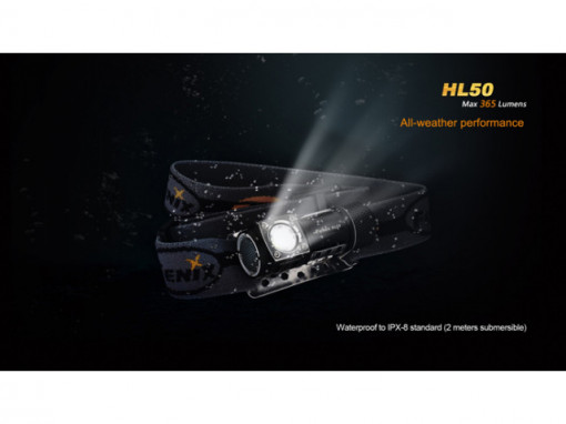 Lanterna frontala Fenix HL50 365 lumeni 77 metri 4