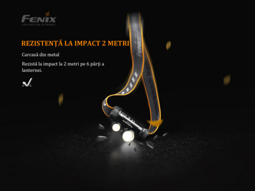Lanterna frontala Fenix HM65R Reincarcabila 1400lumeni 163 metri 3