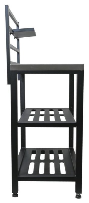 Masa cu rafturi modulara Torino 4 Cattara pentru bucatarie exterioara 80x47x123cm - TT14128 - Img 2
