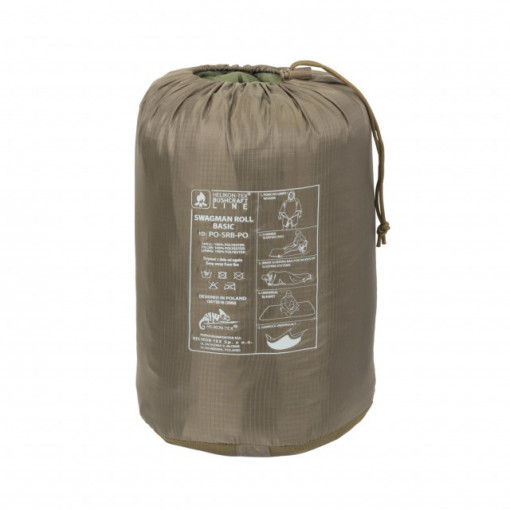Patura multifunctionala Helikon-Tex Swagman Roll Basic Black 205 x 140 cm - PO-SRB-PO-01 8