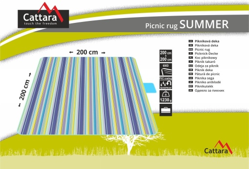 Patura Picnic Cattara Summer 200x200cm - TT13576 - Img 6