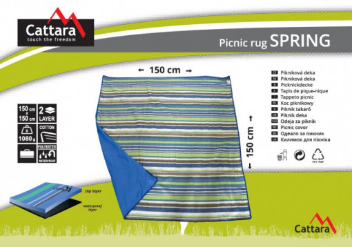Patura picnic Spring Cattara 150x150cm - TT13575 - Img 5