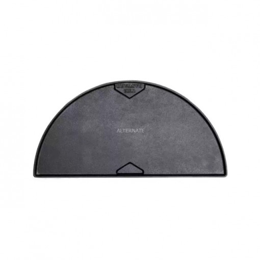 Plita de fonta in forma de semicerc pentru Kamado The Bastard Large, 49cm - BB554 2