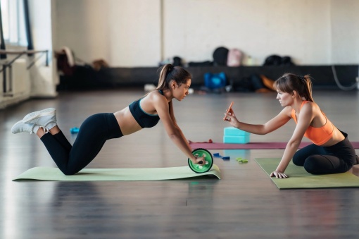 Roata Fitness Single - Verde - Img 2