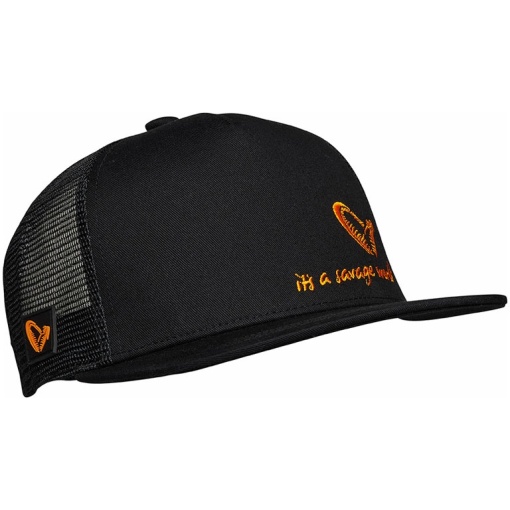 SAVAGE GEAR Sapca All Black One Size Black Caviar - Img 2