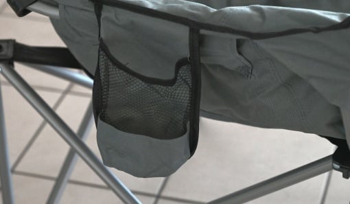 Scaun pliabil camping Cattara Lisboa, 80 x 95 x 62cm, suparta 120kg, antracit - TT13473 - Img 5