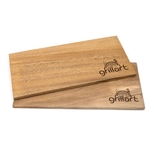 Set 2 placi din lemn de hicori XL 30x14,5x1 cm pentru gatit la gratar Grillart - GA-1003-6 - Img 2
