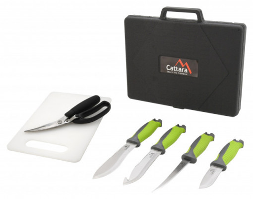 Set de cutite cu tocator si foarfeca Cattara TT13110 - Img 4