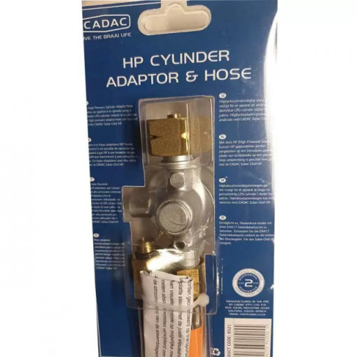 Set regulator adaptor pentru aragaz portabil cu cartus la butelie Cadac - 8521 2