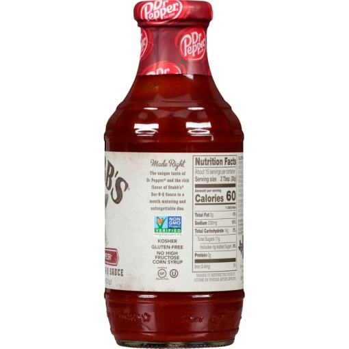 Sos Stubb's Dr. Pepper Bar-B-Q 450 ml - ST-235 - Img 5