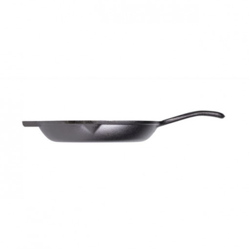 Tigaie adanca rotunda din fonta cu maner Chef Collection Lodge 26 cm - L-C10SK grosime