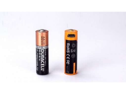 Acumulator Fenix 14500 - 1600mAh cu Micro-USB - ARB-L 14-1600U 4