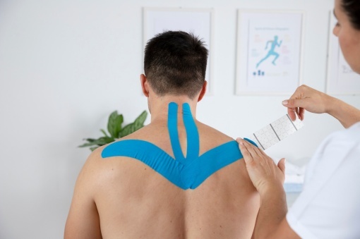 Banda Kinesio 5Cm X 5M, Albastru Inchis - Img 5