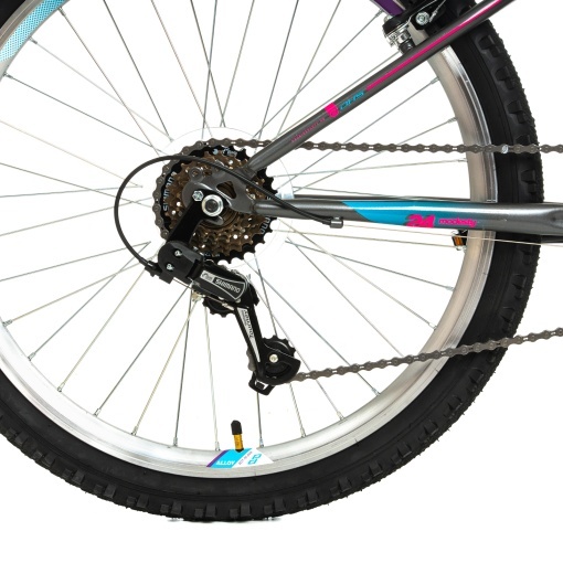Bicicleta Copii DHS Modesty - 24 Inch, Gri - Img 4
