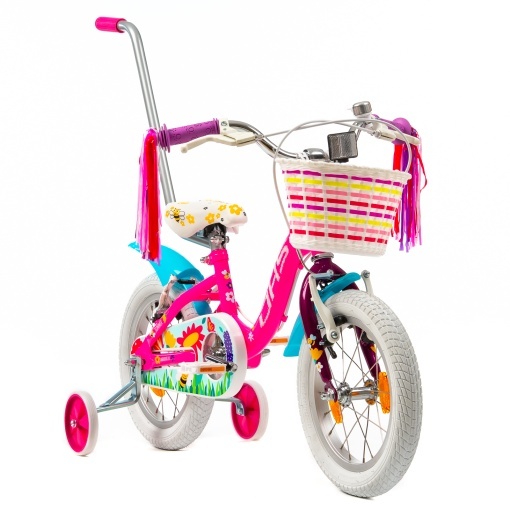 Bicicleta Copii DHS Summer - 14 Inch, Roz - Img 3