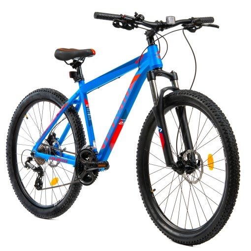 Bicicleta MTB Colinelli COL27, Marimea M, 27.5 inch, Albastru, Schimbator Shimano Altus, 24 Viteze, Cadru Aluminiu, Frane pe Disc - Img 2