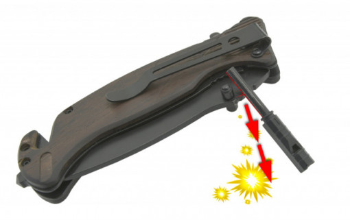 Briceag Black Blade Cattara 9cm TT13229 - Img 5