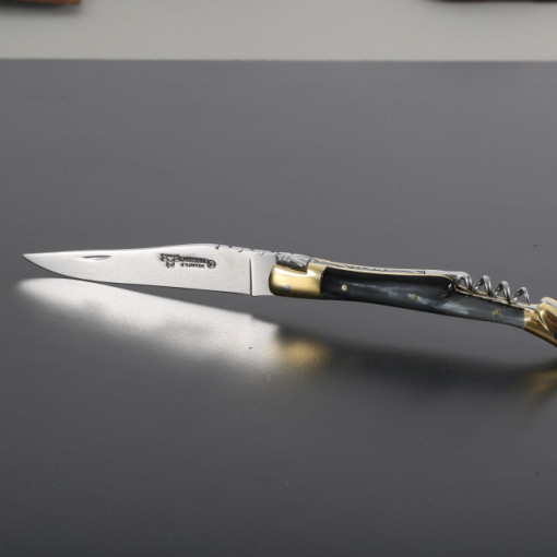 Briceag cu Tirbuson Laguiole en Aubrac, Maner Corn Taur lama 12cm - LGL0312CPL/SSI1 2
