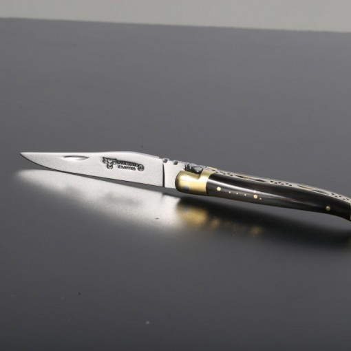 Briceag Laguiole en Aubrac, 10 cm, Maner Corn Bivol African - LGL0210PCL/FSI1 2