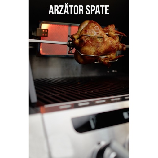 Bucatarie pe gaz, 3 arzatoare inox, arzator infrarosu ajustabil, grile fonta, Enders Uniq Pro 3 IK Kitchen Turbo - 860833 - Img 10