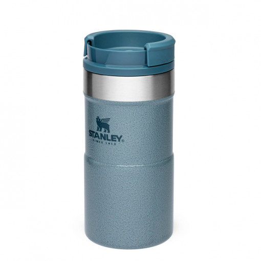 Cana Termoizolanta Stanley The NeverLeak™ Travel Mug Hammertone Ice 0.25L - 10-09856-009 2
