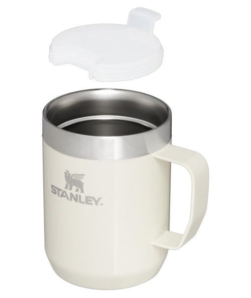 Cana termoizolanta Stanley The Stay-Hot Camp Mug .23L, Cream Gloss 10-11444-035 - Img 4