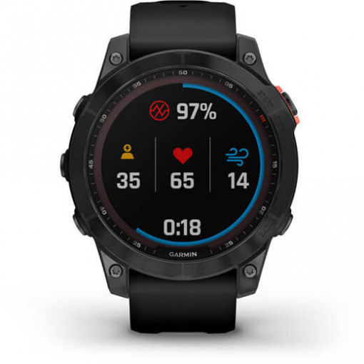 Ceas Garmin Fenix 7 Solar Slate Gray/Black 47mm - HG.010.02540.11 6