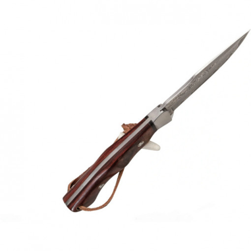 Cutit de vanatoare Frankonia Paraforce Rotmilan Damasc - lama 9.5cm 4