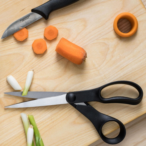 Cutit pentru curatat Fiskars Essential, 7 cm, otel inoxidabil - Img 3