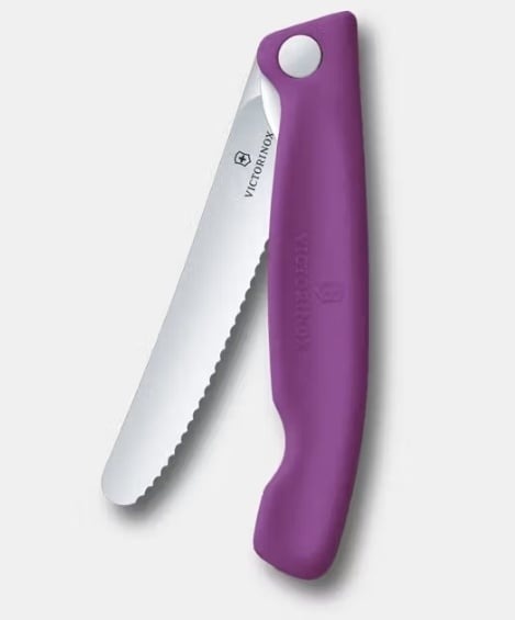 Cutit Pliabil Victorinox Swiss Classic Picnic Knife, maner Polypropylene, lama 11cm 6.7835.FC1 - Img 3