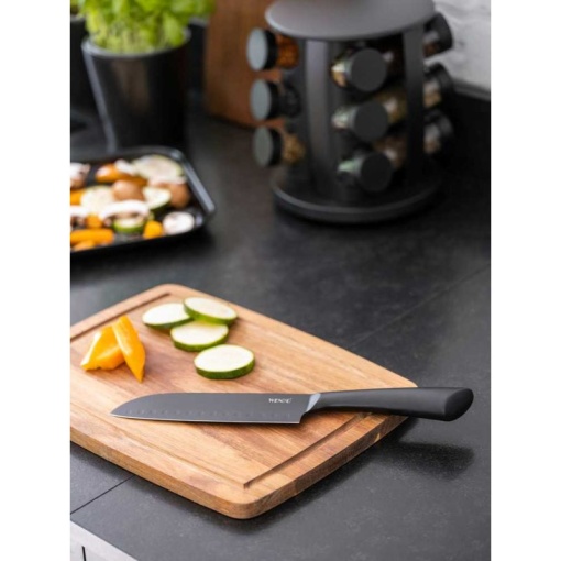 Cutit Santoku Ace 17,5 cm Wenko Black Outdoor Kitchen - 55056100 - Img 2