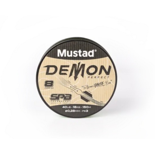 Fir Textil Mustad Demon 8 Braid Chartreuse 150m - Img 3