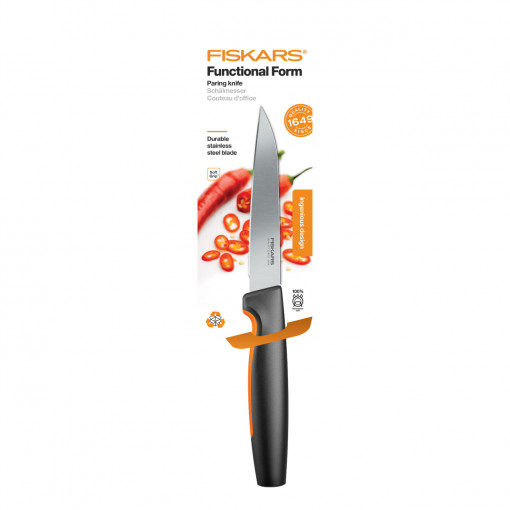FISKARS Cutit pentru legume Fiskars Functional Form, 11 cm - 1057542 - Img 6