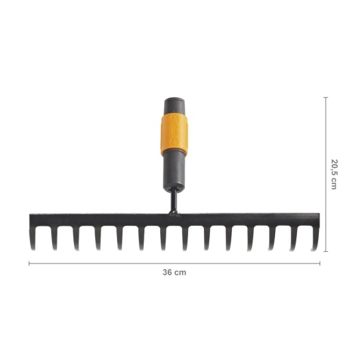 FISKARS Grebla pentru sol cu 14 dinti, QuikFit - 1000653 - Img 2